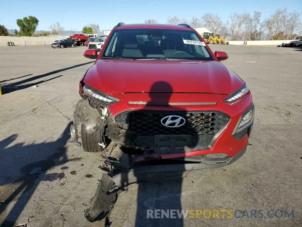 5 Photograph of a damaged car KM8K22AA6LU490524 HYUNDAI KONA 2020