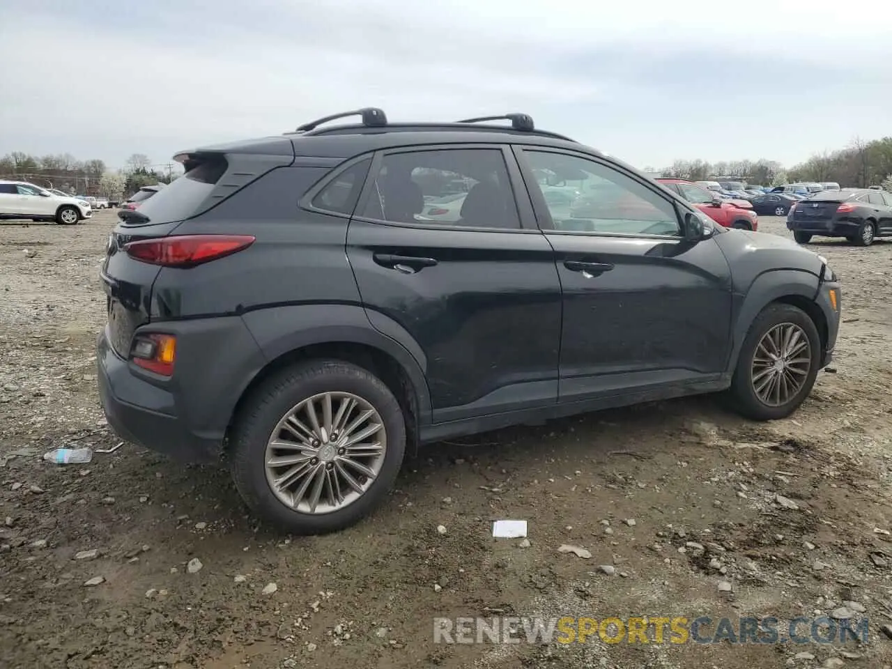 3 Photograph of a damaged car KM8K22AA6LU552195 HYUNDAI KONA 2020