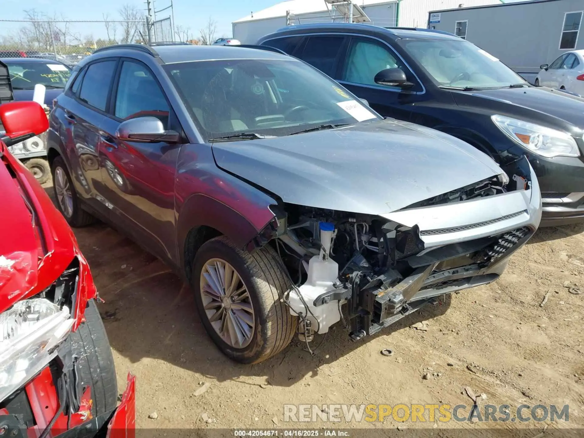 1 Photograph of a damaged car KM8K22AA8LU463647 HYUNDAI KONA 2020