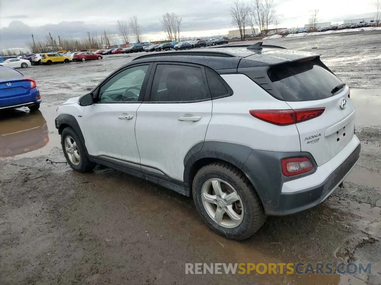 2 Photograph of a damaged car KM8K23AG6LU067517 HYUNDAI KONA 2020