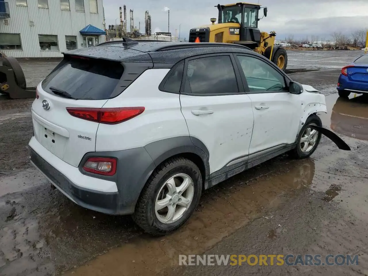 3 Photograph of a damaged car KM8K23AG6LU067517 HYUNDAI KONA 2020