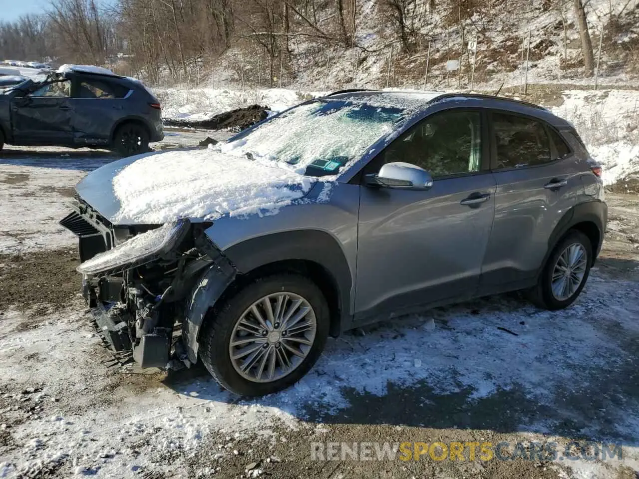 1 Photograph of a damaged car KM8K2CAA0LU582931 HYUNDAI KONA 2020