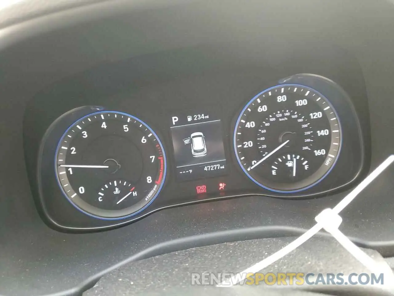 9 Photograph of a damaged car KM8K2CAA0LU582931 HYUNDAI KONA 2020