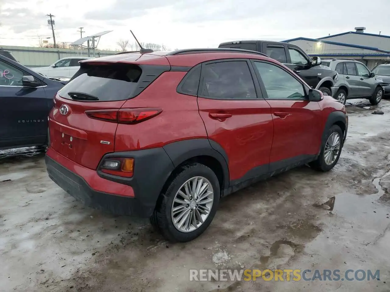 3 Photograph of a damaged car KM8K2CAA0LU589345 HYUNDAI KONA 2020