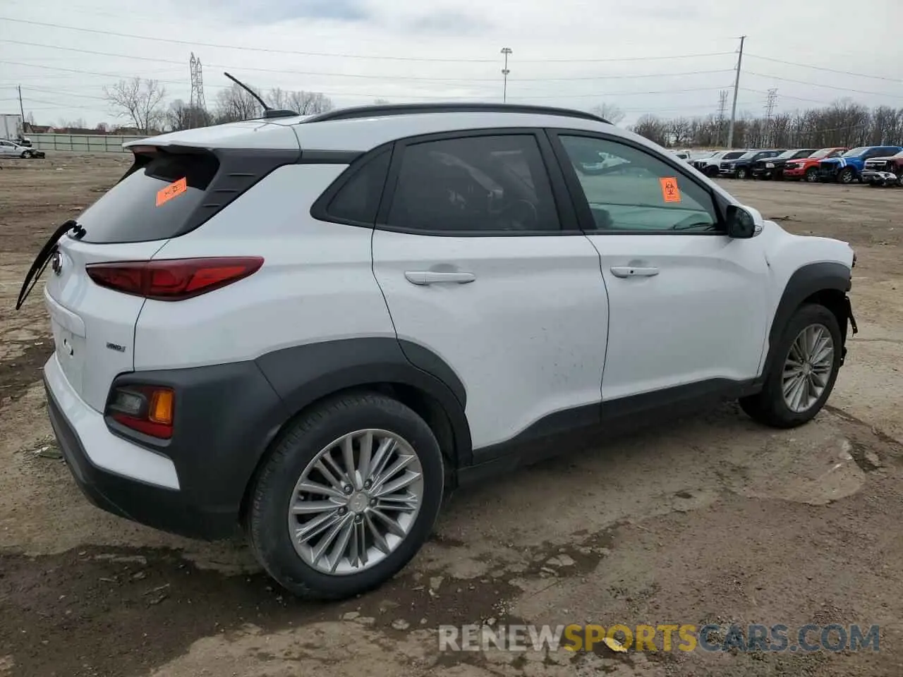 3 Photograph of a damaged car KM8K2CAA1LU470154 HYUNDAI KONA 2020