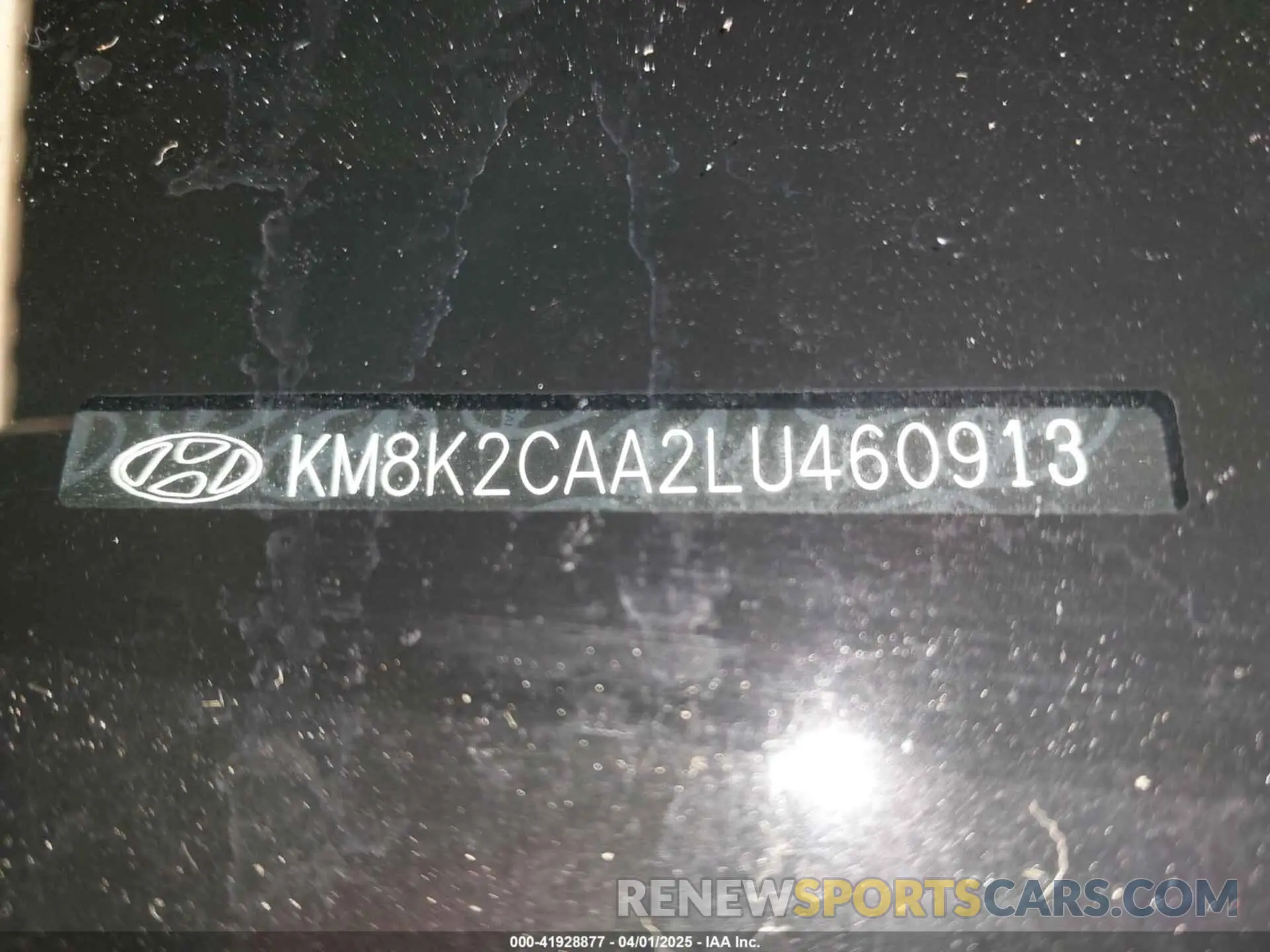 19 Фотография поврежденного автомобиля KM8K2CAA2LU460913 HYUNDAI KONA 2020