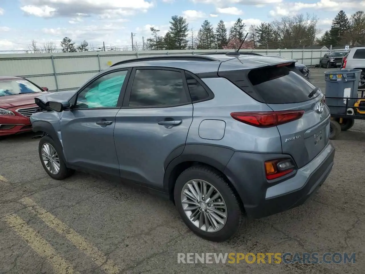 2 Фотография поврежденного автомобиля KM8K2CAA2LU532631 HYUNDAI KONA 2020