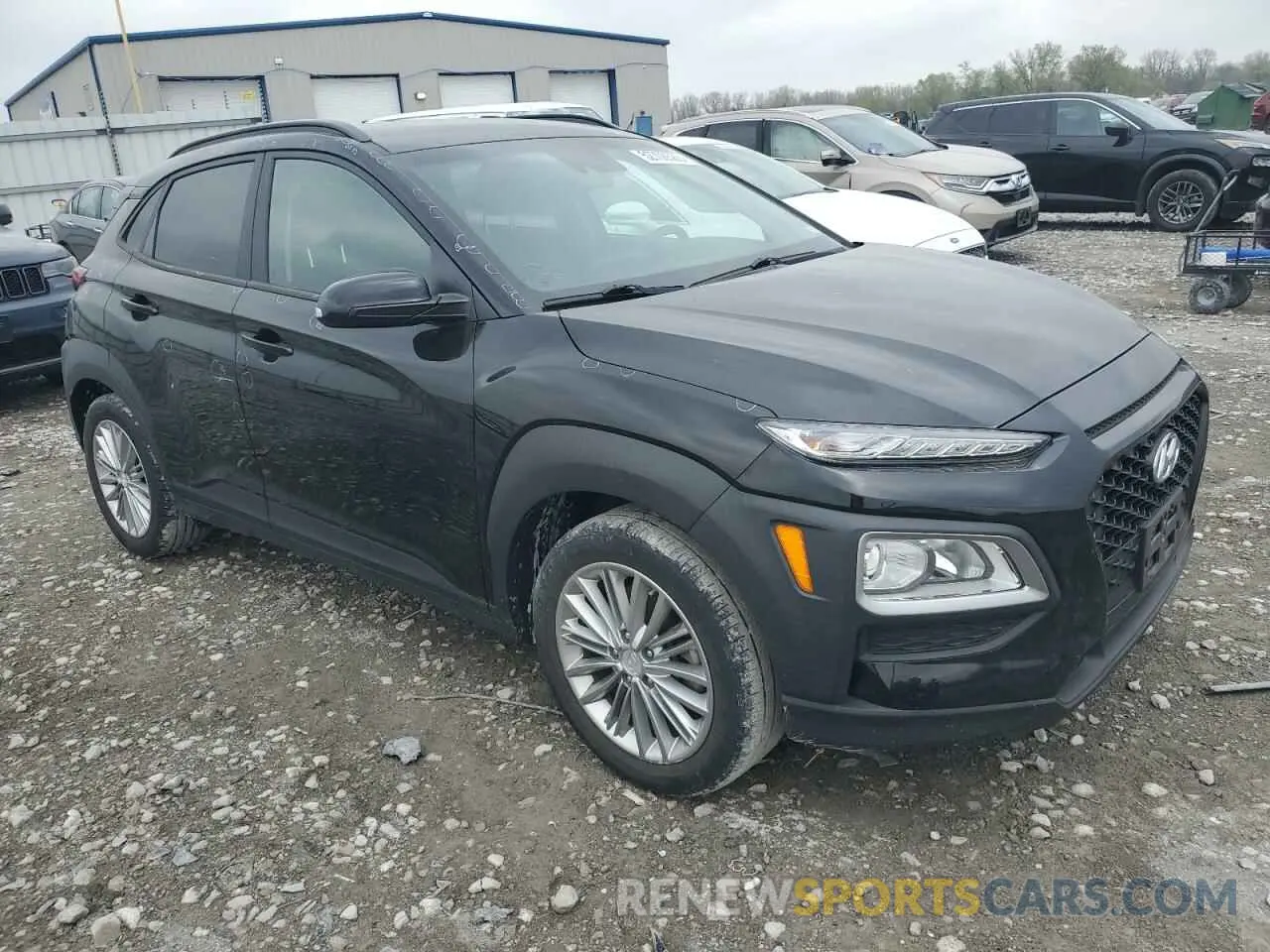 4 Photograph of a damaged car KM8K2CAA3LU483214 HYUNDAI KONA 2020