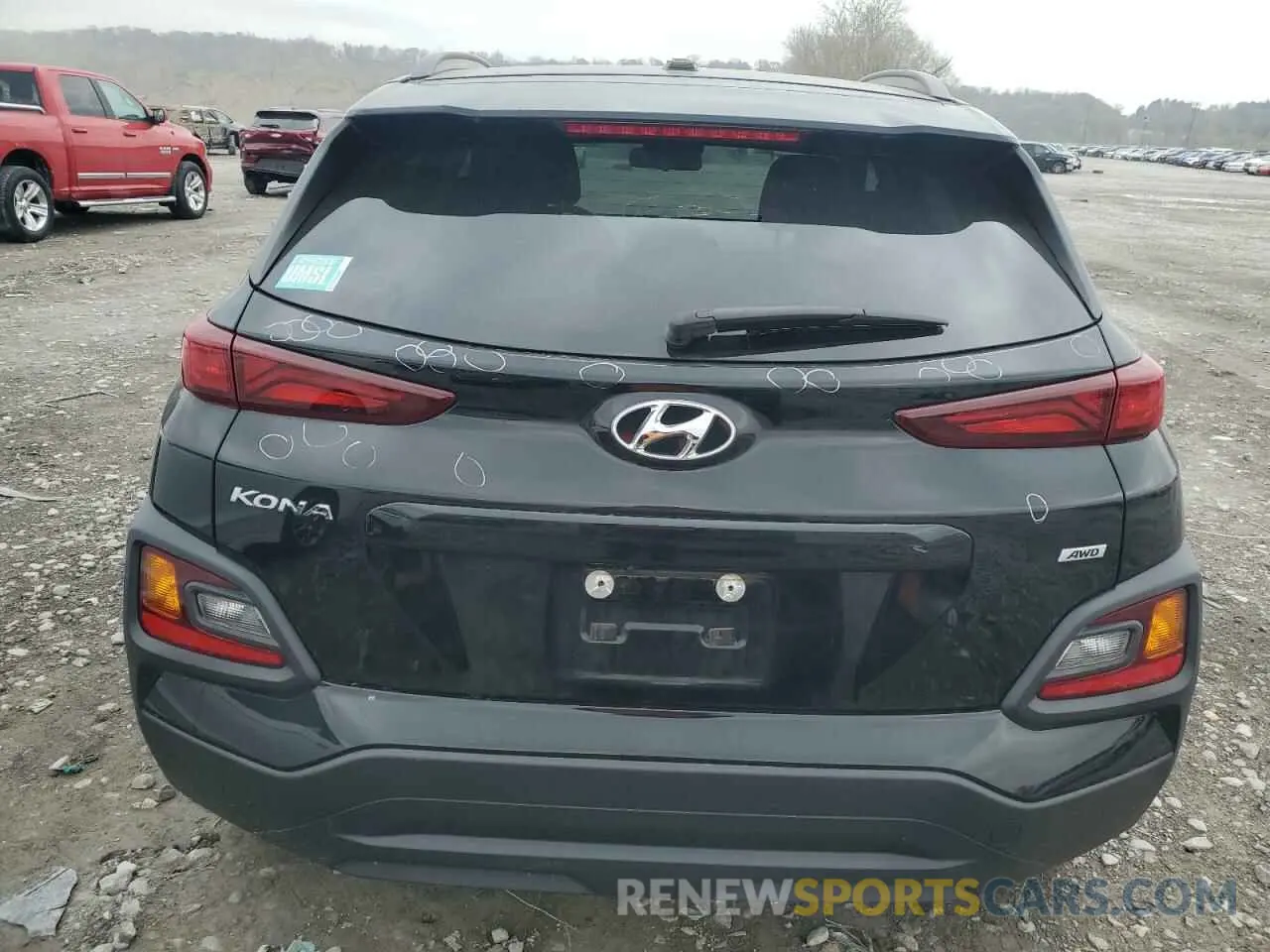 6 Photograph of a damaged car KM8K2CAA3LU483214 HYUNDAI KONA 2020