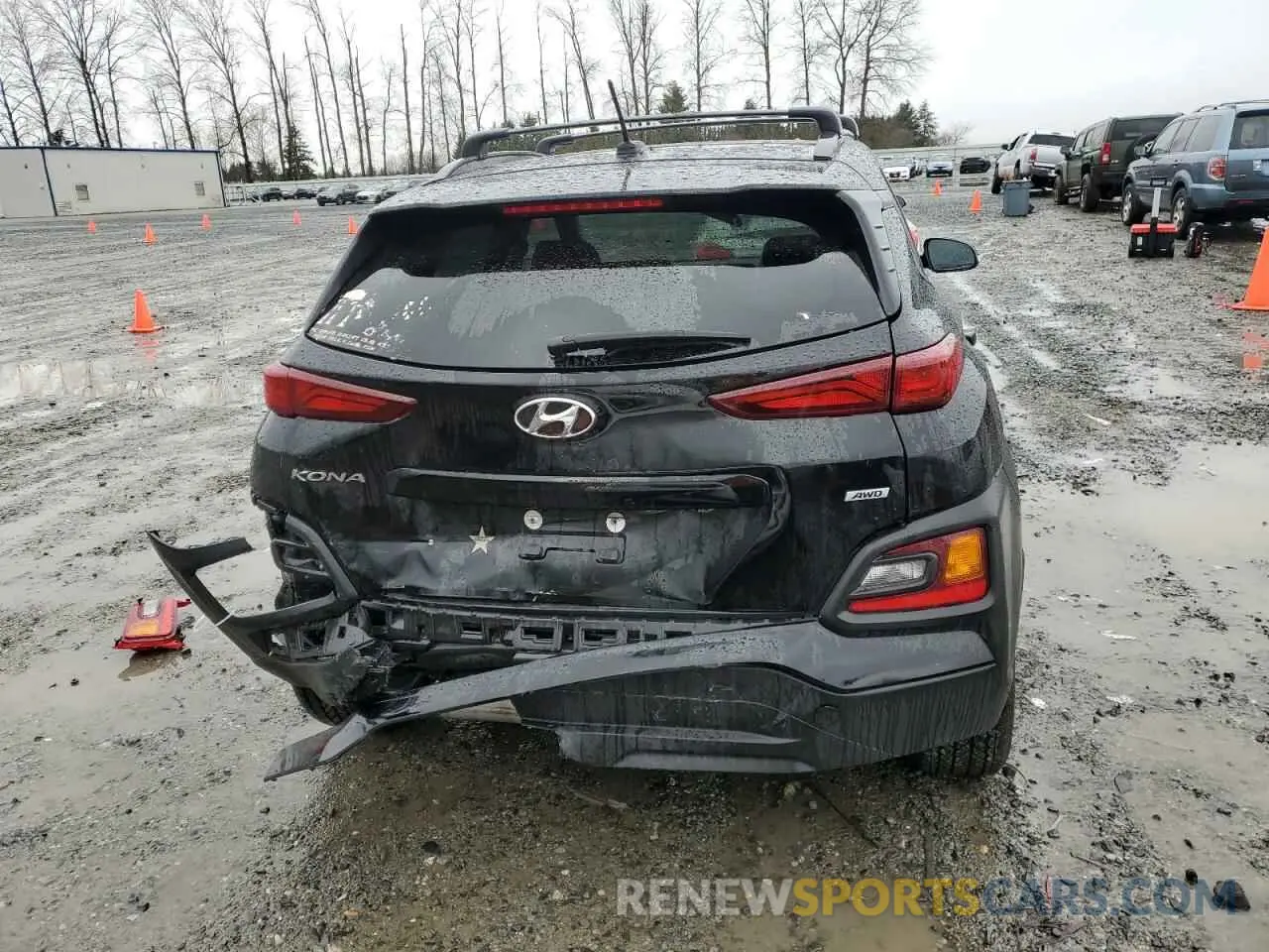 6 Photograph of a damaged car KM8K2CAA5LU397600 HYUNDAI KONA 2020