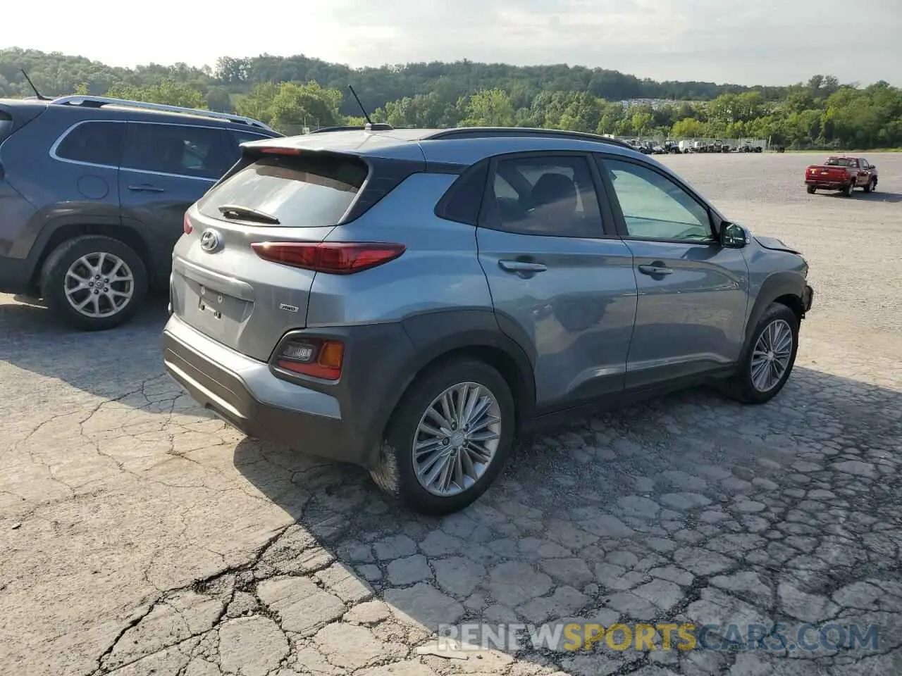 3 Фотография поврежденного автомобиля KM8K2CAA5LU454250 HYUNDAI KONA 2020