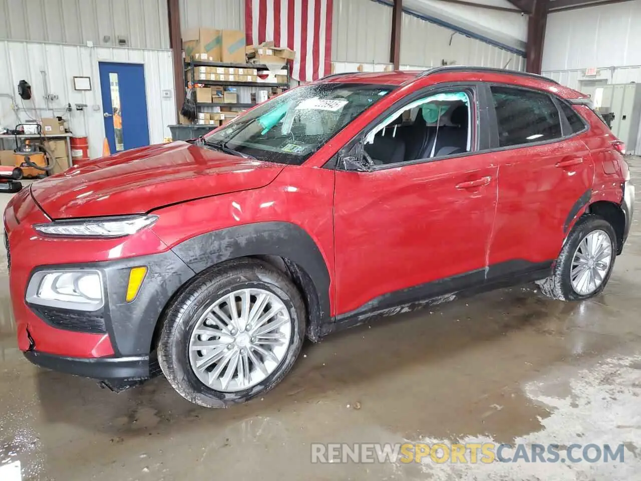 1 Photograph of a damaged car KM8K2CAA6LU479531 HYUNDAI KONA 2020