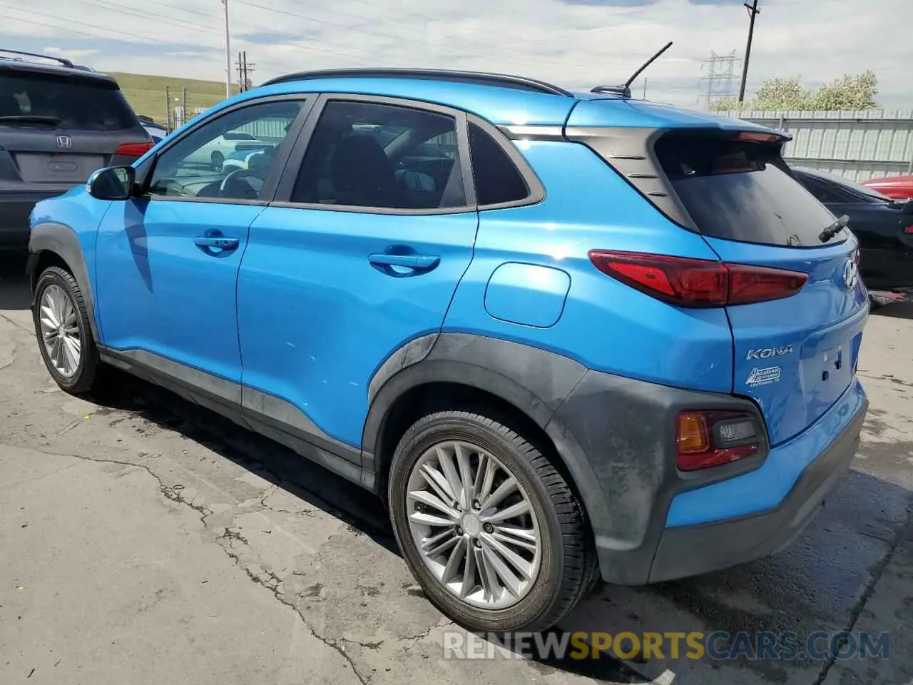 2 Photograph of a damaged car KM8K2CAA7LU514853 HYUNDAI KONA 2020