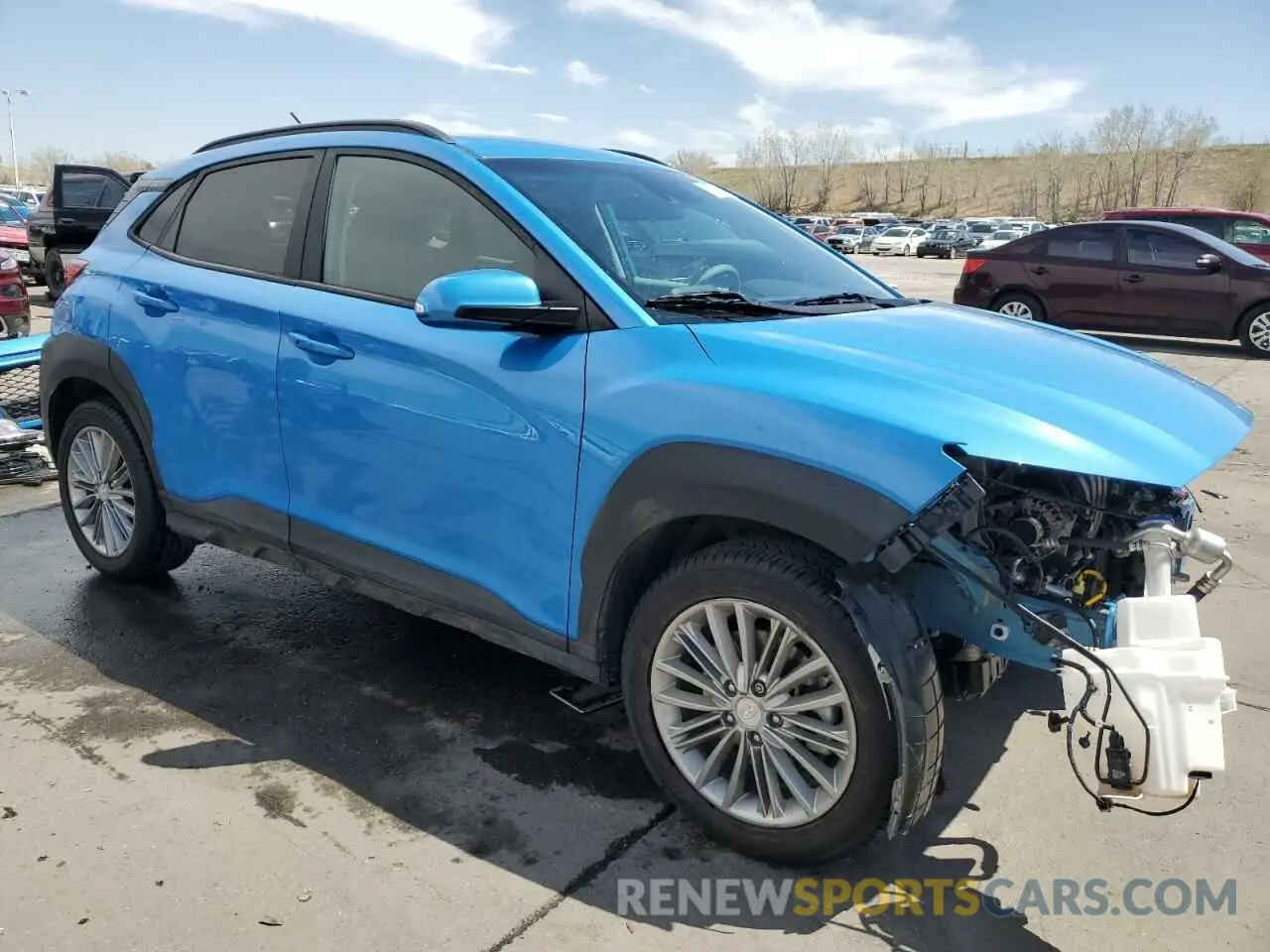 4 Photograph of a damaged car KM8K2CAA7LU514853 HYUNDAI KONA 2020