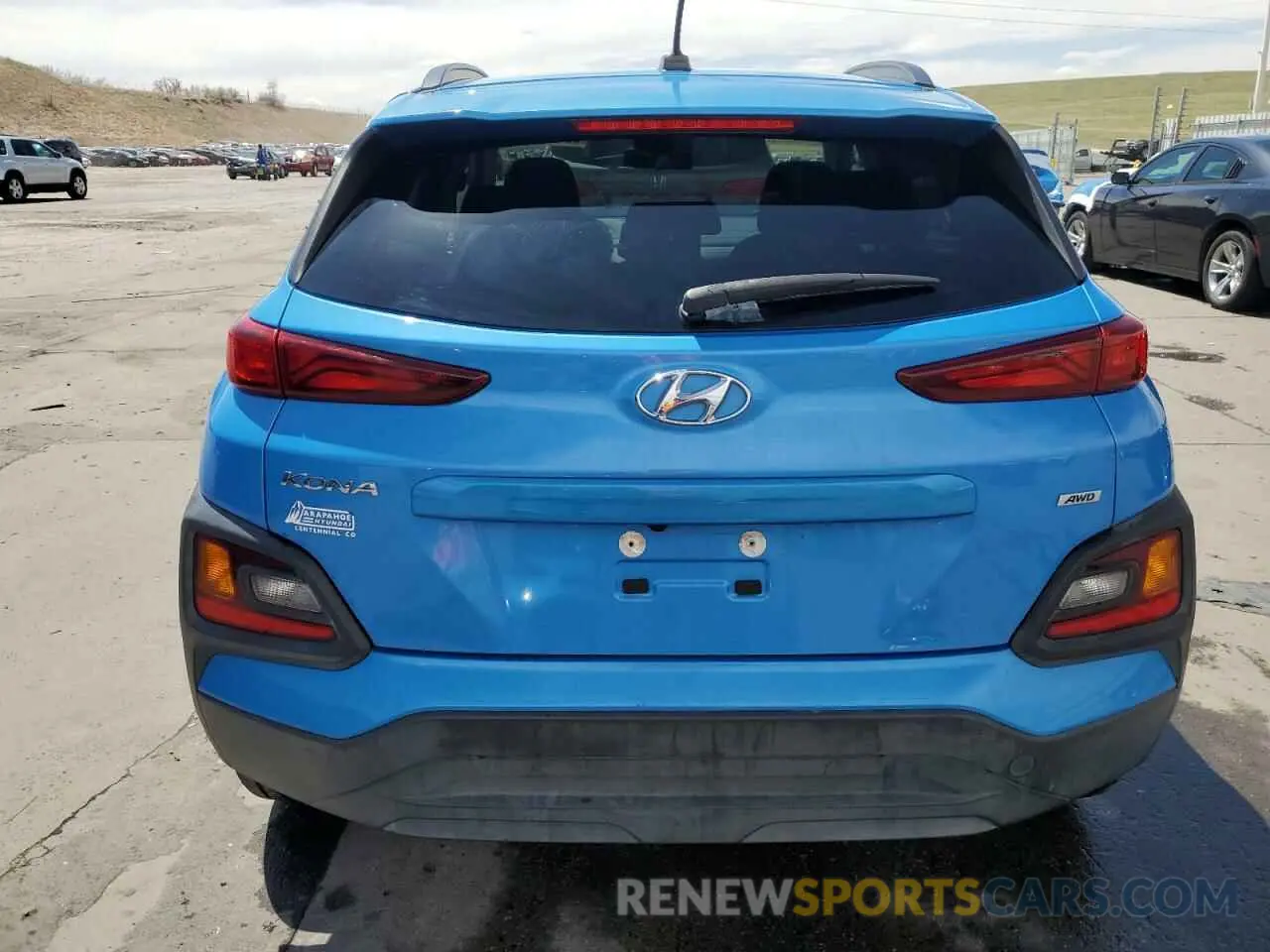 6 Photograph of a damaged car KM8K2CAA7LU514853 HYUNDAI KONA 2020