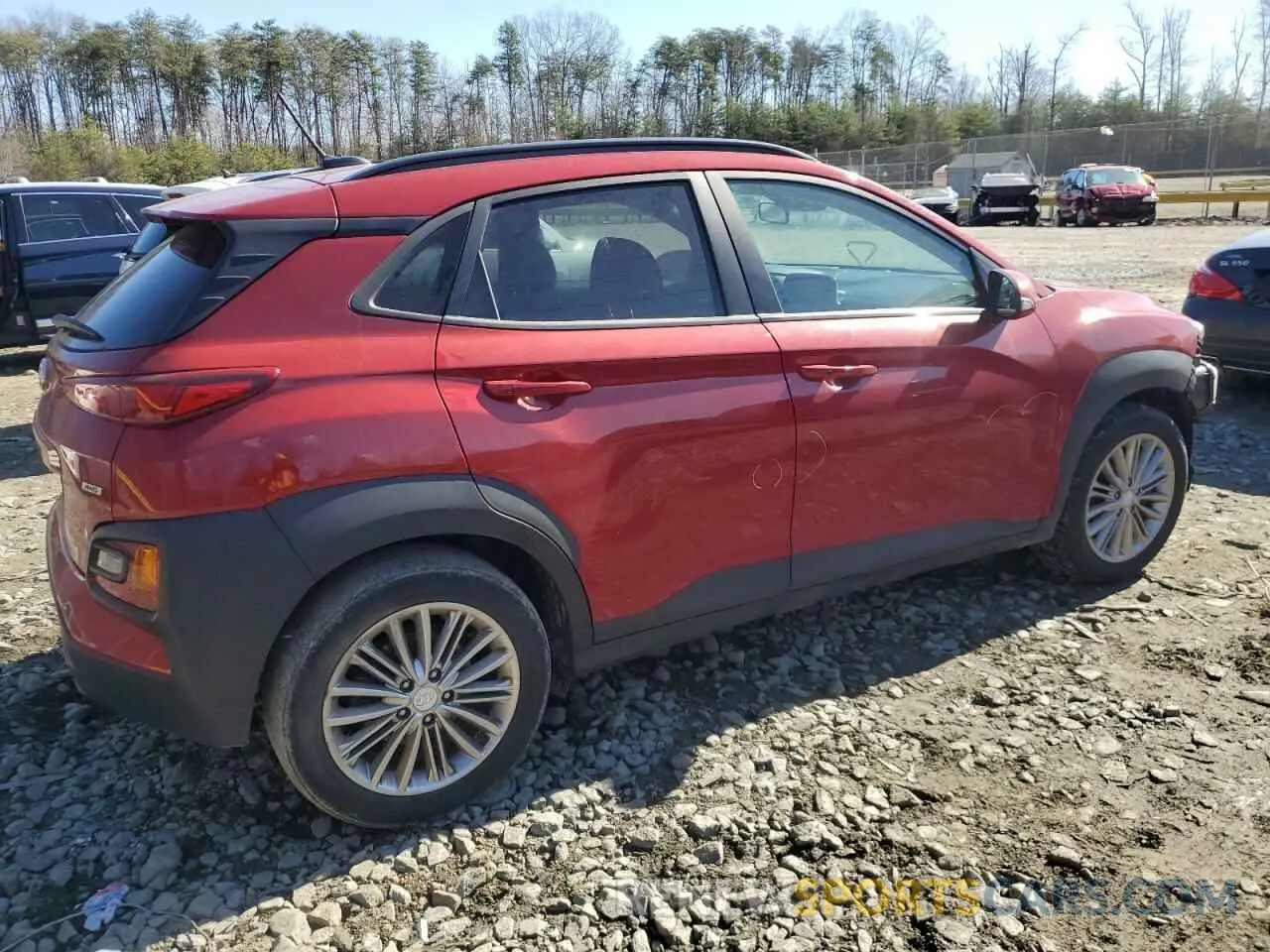 3 Photograph of a damaged car KM8K2CAA7LU555628 HYUNDAI KONA 2020