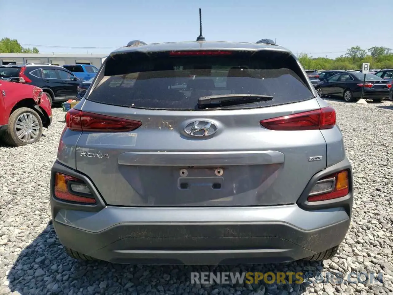 6 Photograph of a damaged car KM8K2CAA8LU475853 HYUNDAI KONA 2020