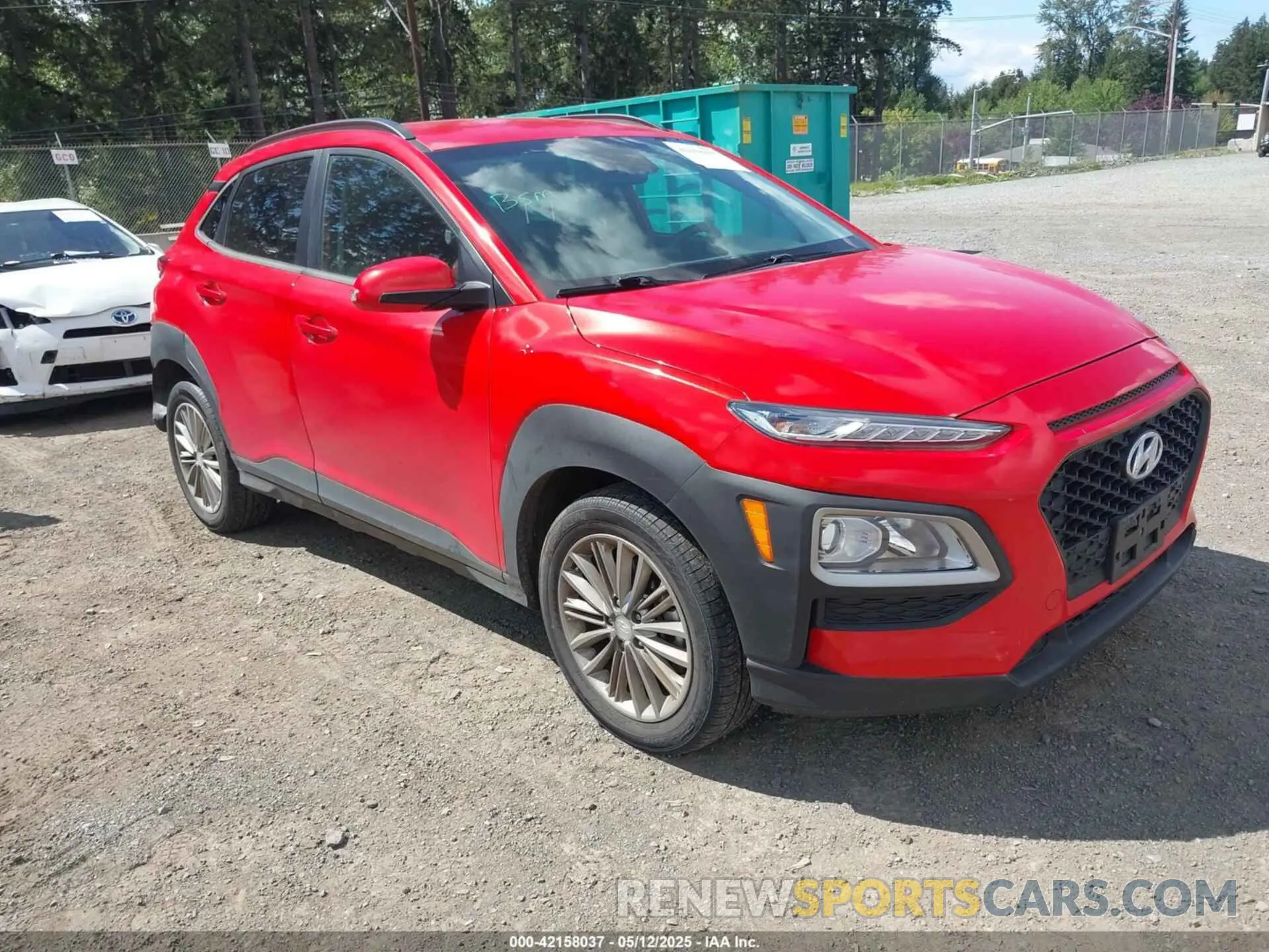 1 Фотография поврежденного автомобиля KM8K2CAA9LU398443 HYUNDAI KONA 2020