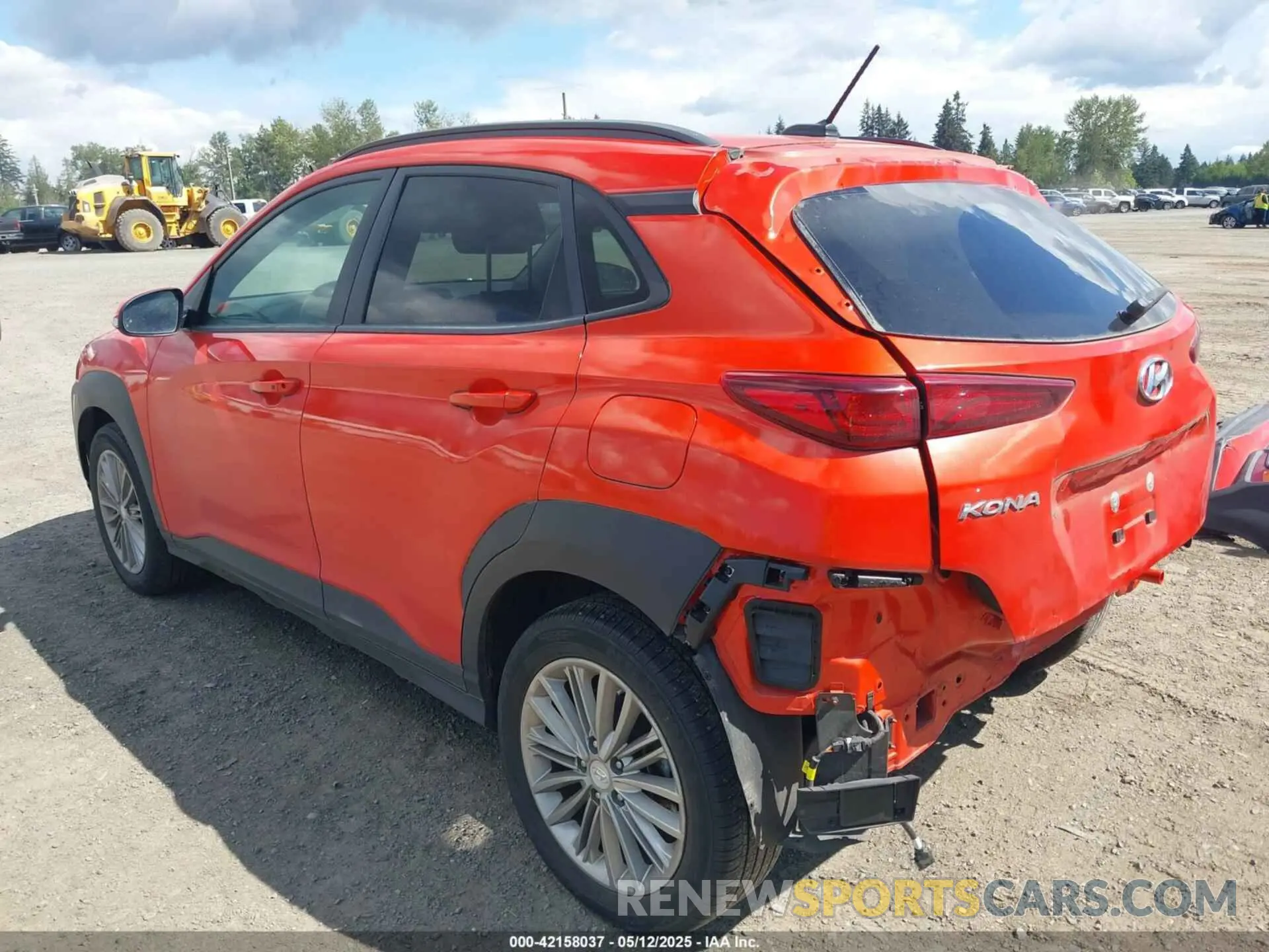 3 Фотография поврежденного автомобиля KM8K2CAA9LU398443 HYUNDAI KONA 2020