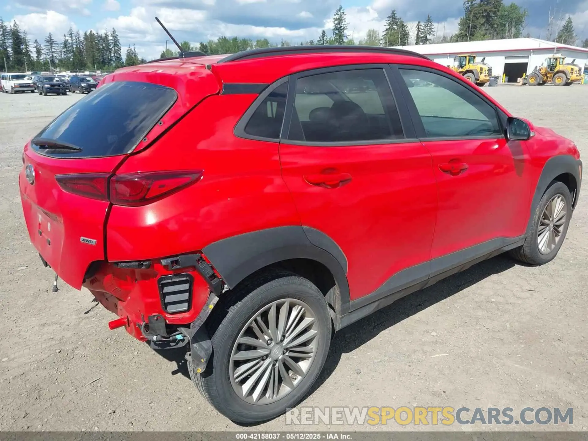 4 Фотография поврежденного автомобиля KM8K2CAA9LU398443 HYUNDAI KONA 2020