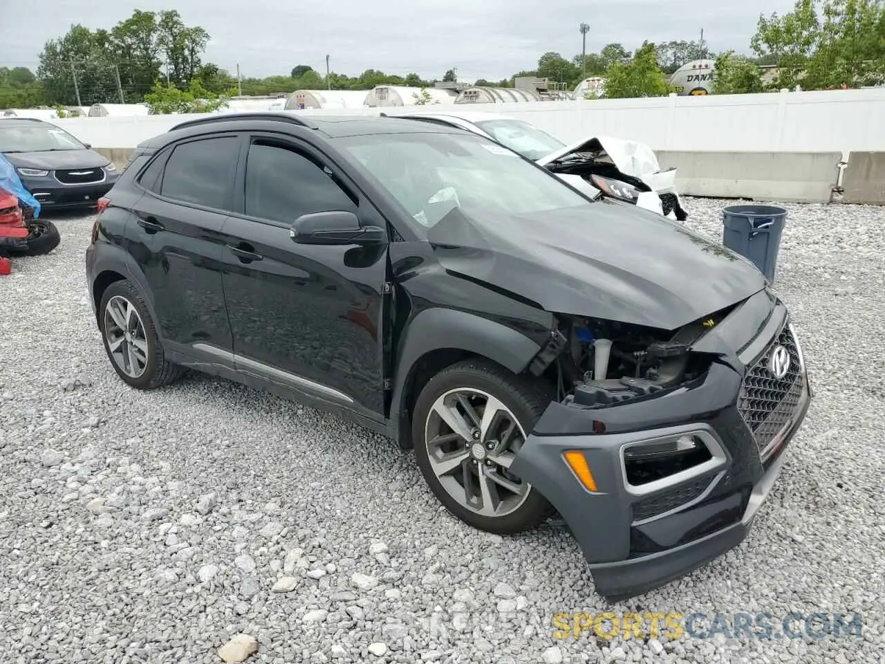 4 Photograph of a damaged car KM8K33A52LU396680 HYUNDAI KONA 2020