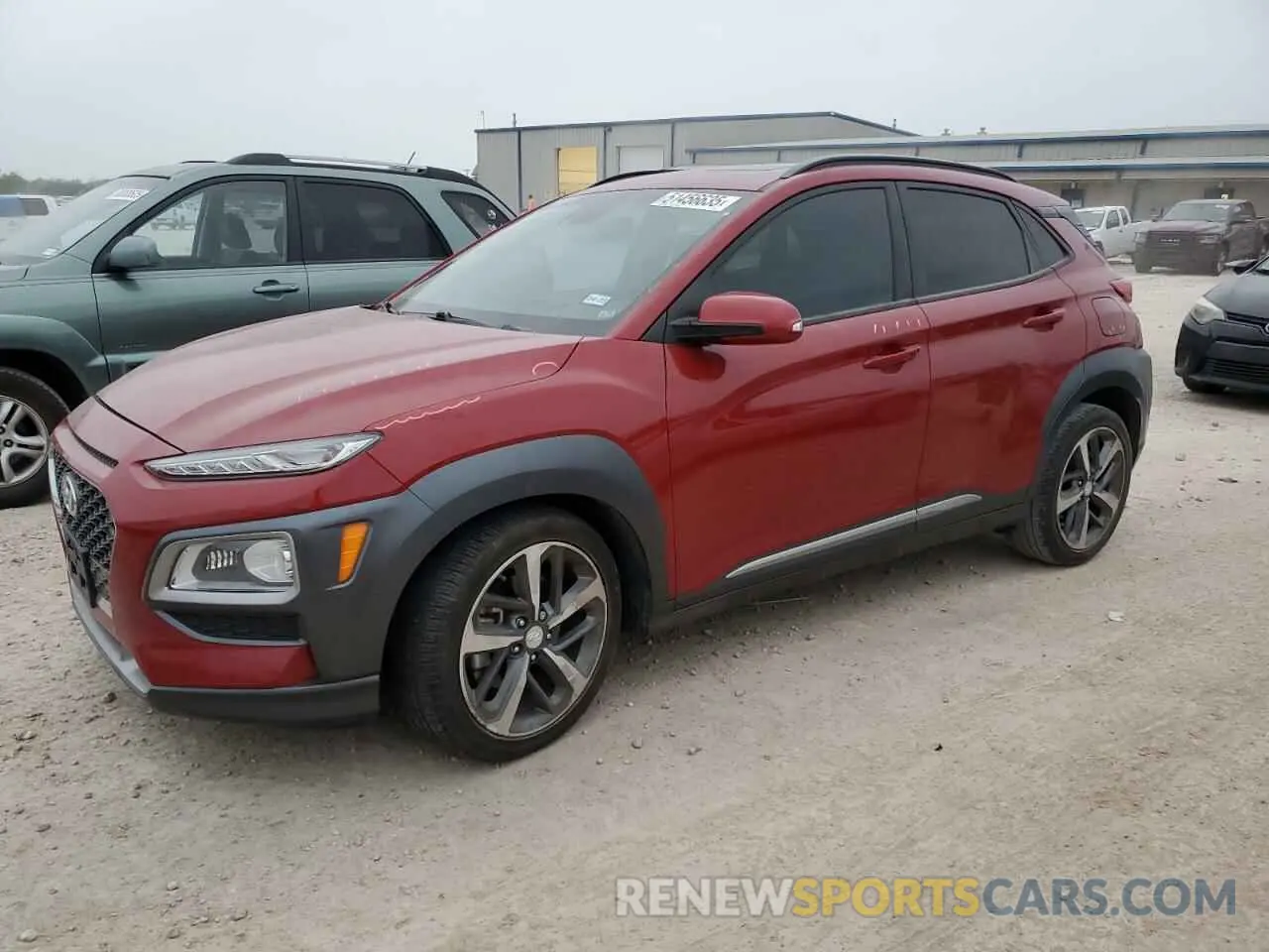 1 Photograph of a damaged car KM8K33A54LU542934 HYUNDAI KONA 2020