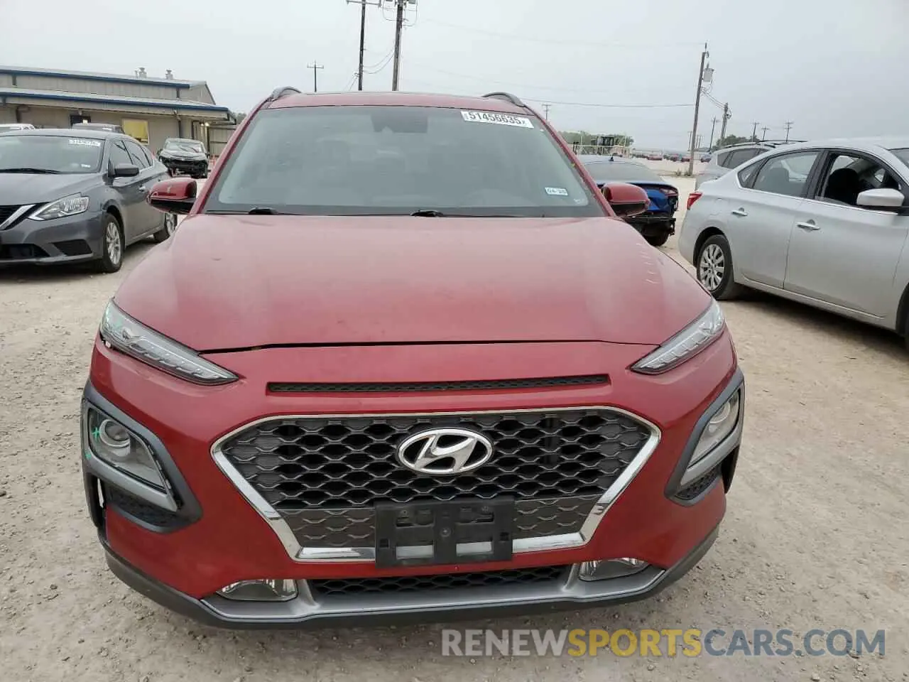 5 Photograph of a damaged car KM8K33A54LU542934 HYUNDAI KONA 2020
