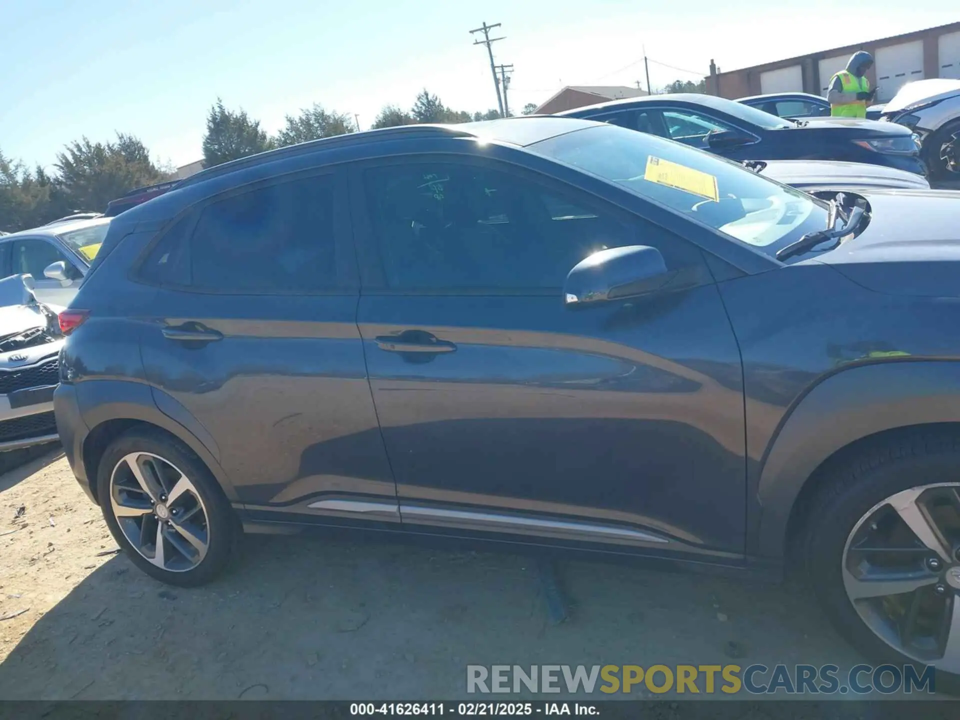 14 Photograph of a damaged car KM8K33A58LU414955 HYUNDAI KONA 2020