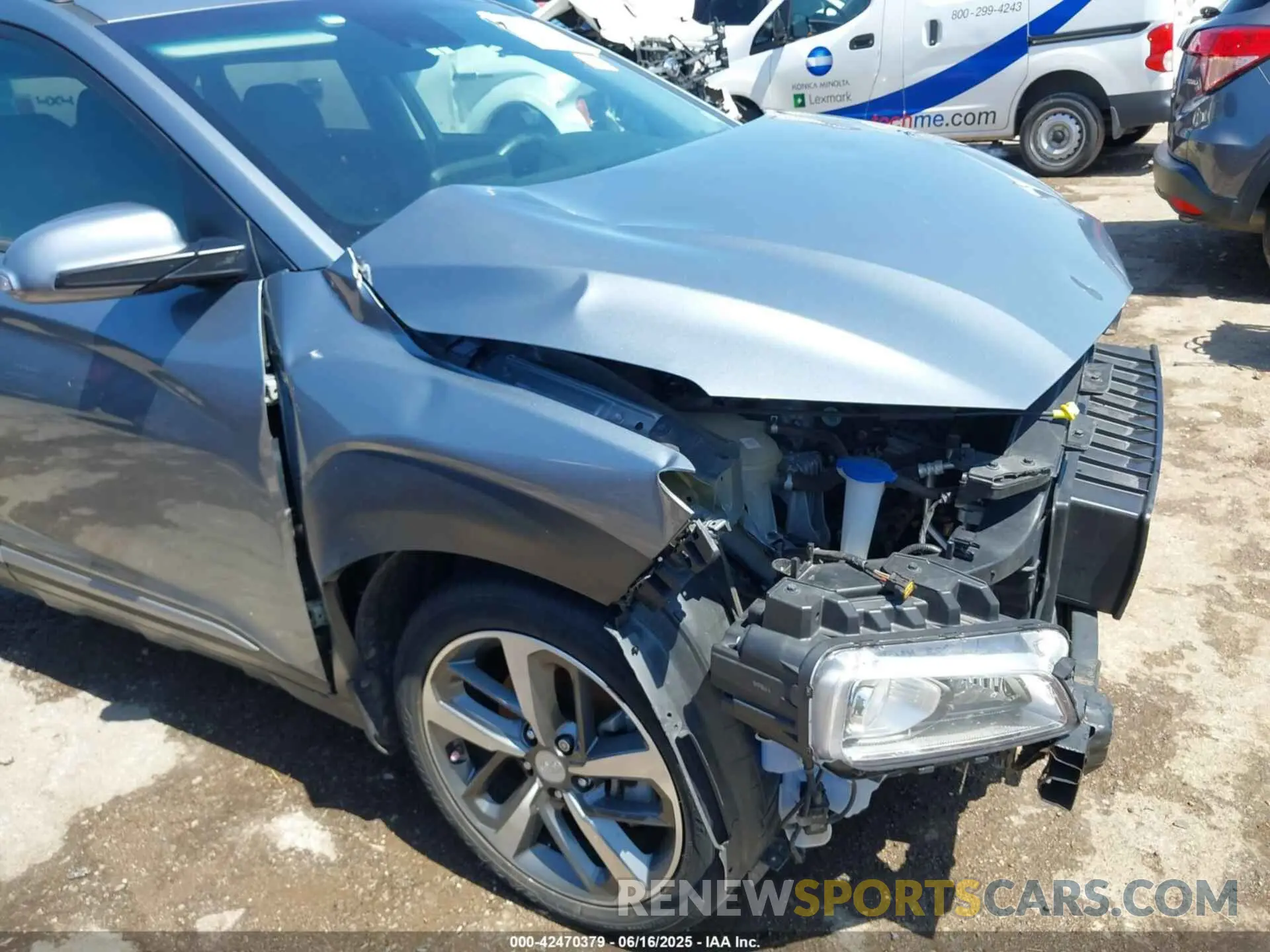 6 Photograph of a damaged car KM8K33A59LU398183 HYUNDAI KONA 2020