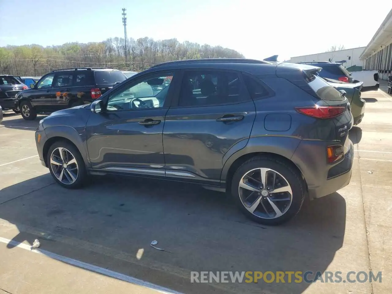 2 Photograph of a damaged car KM8K33A5XLU442577 HYUNDAI KONA 2020
