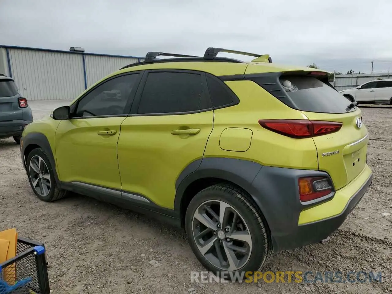 2 Photograph of a damaged car KM8K33A5XLU549886 HYUNDAI KONA 2020