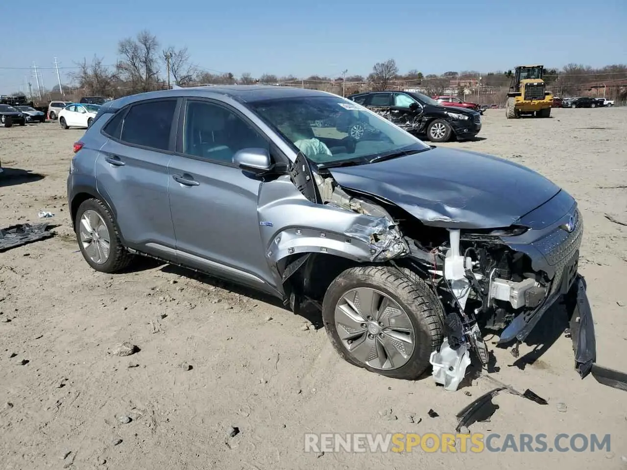 4 Photograph of a damaged car KM8K33AG3LU069626 HYUNDAI KONA 2020