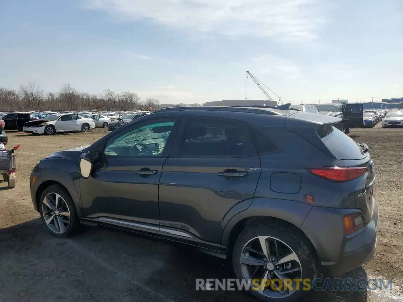 2 Photograph of a damaged car KM8K3CA52LU412859 HYUNDAI KONA 2020