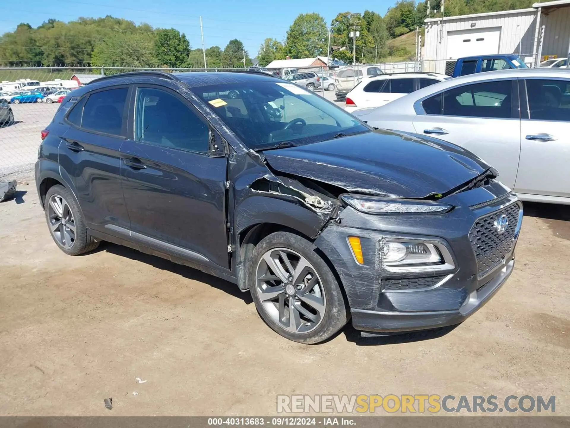 1 Photograph of a damaged car KM8K3CA52LU486346 HYUNDAI KONA 2020