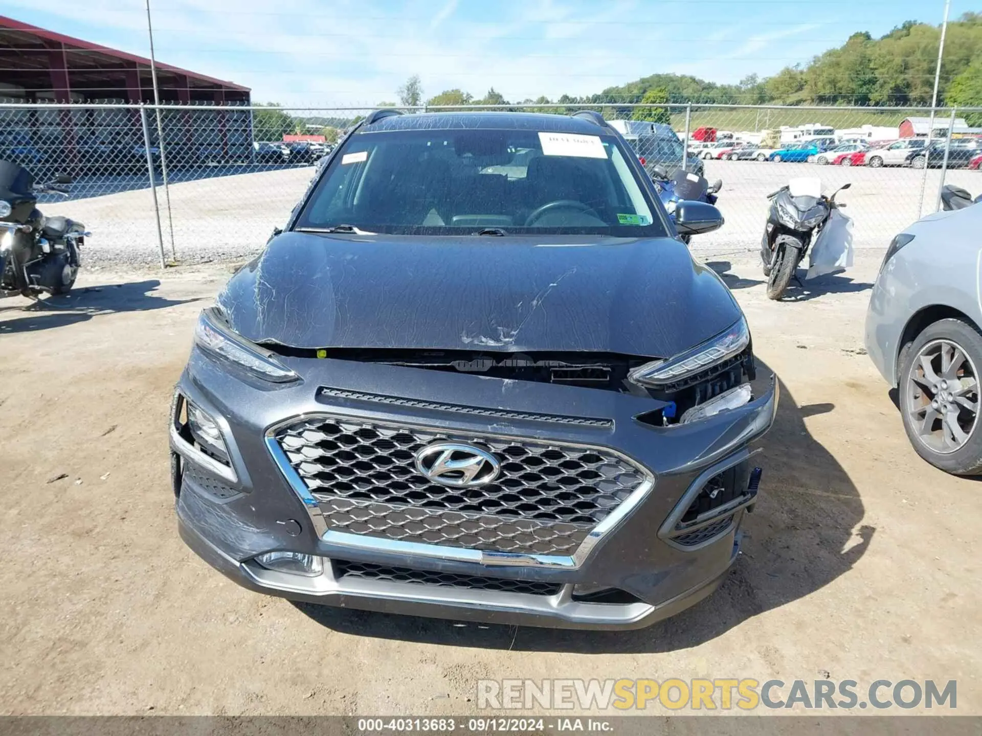 13 Photograph of a damaged car KM8K3CA52LU486346 HYUNDAI KONA 2020
