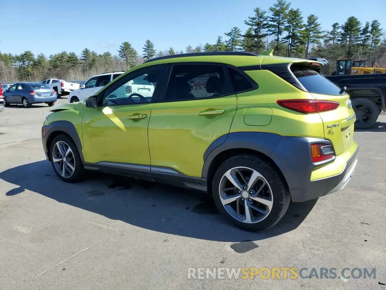 2 Photograph of a damaged car KM8K3CA52LU528398 HYUNDAI KONA 2020