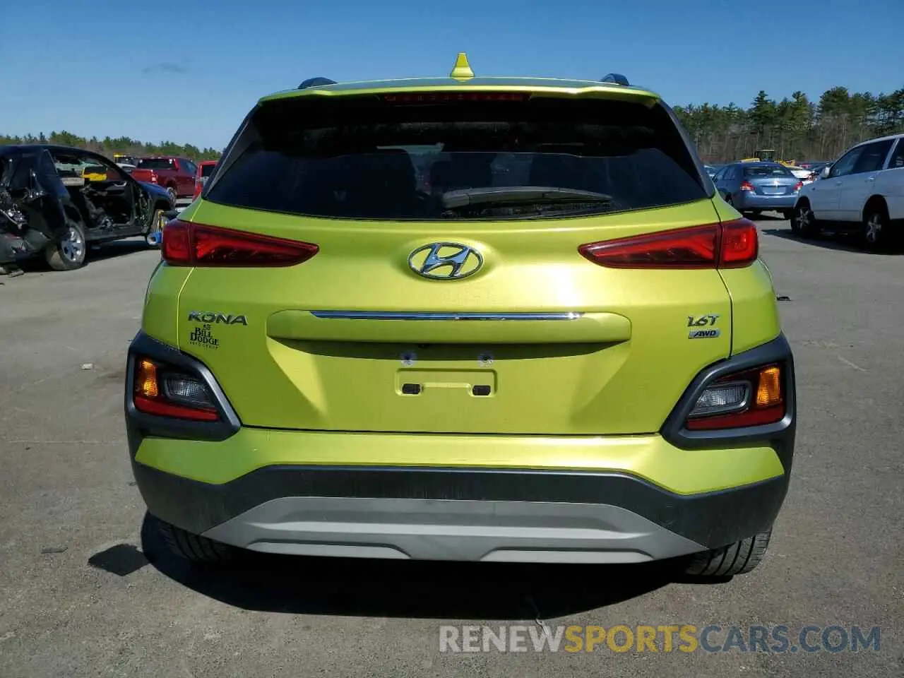 6 Photograph of a damaged car KM8K3CA52LU528398 HYUNDAI KONA 2020