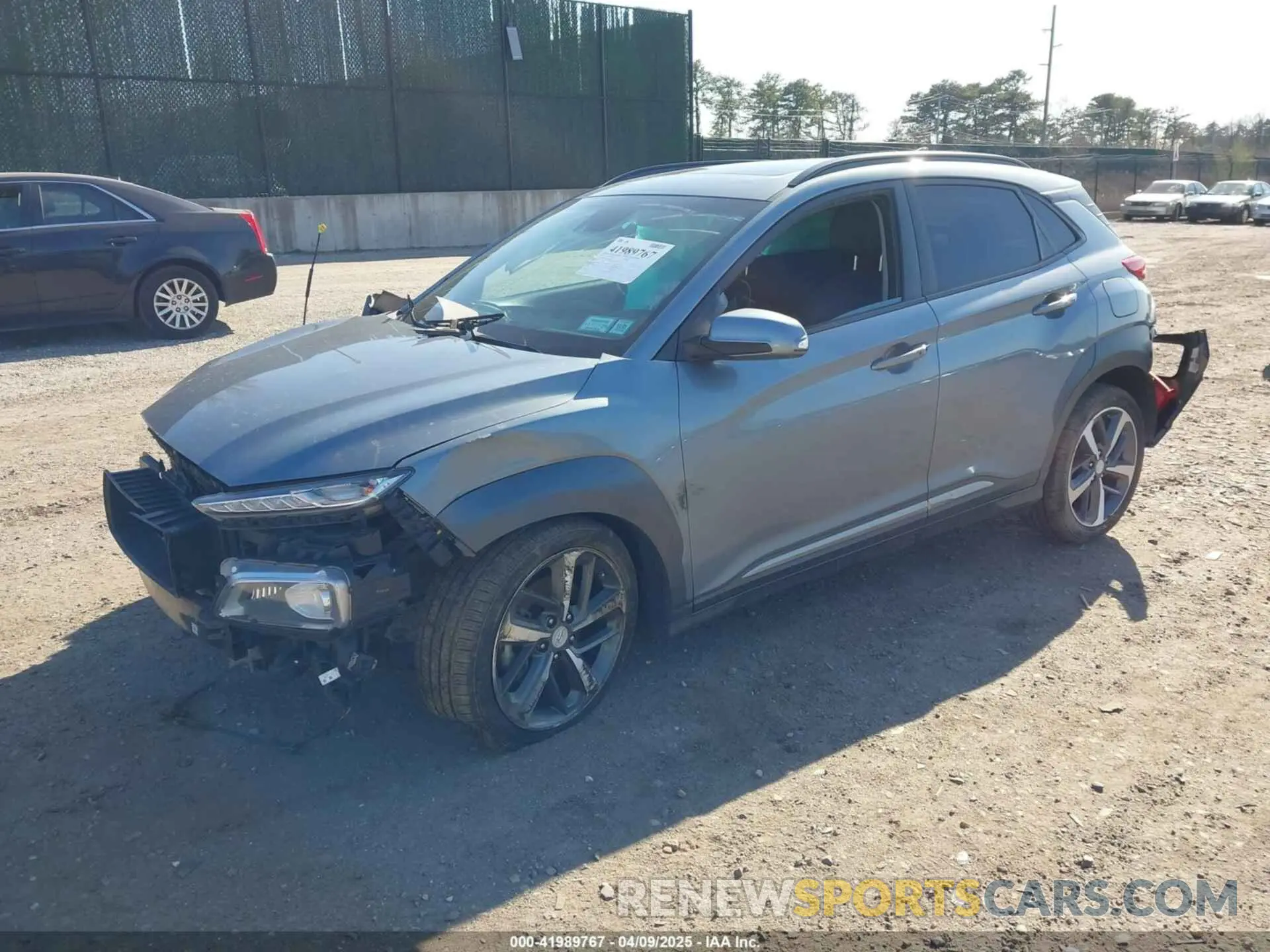 2 Photograph of a damaged car KM8K3CA53LU406083 HYUNDAI KONA 2020