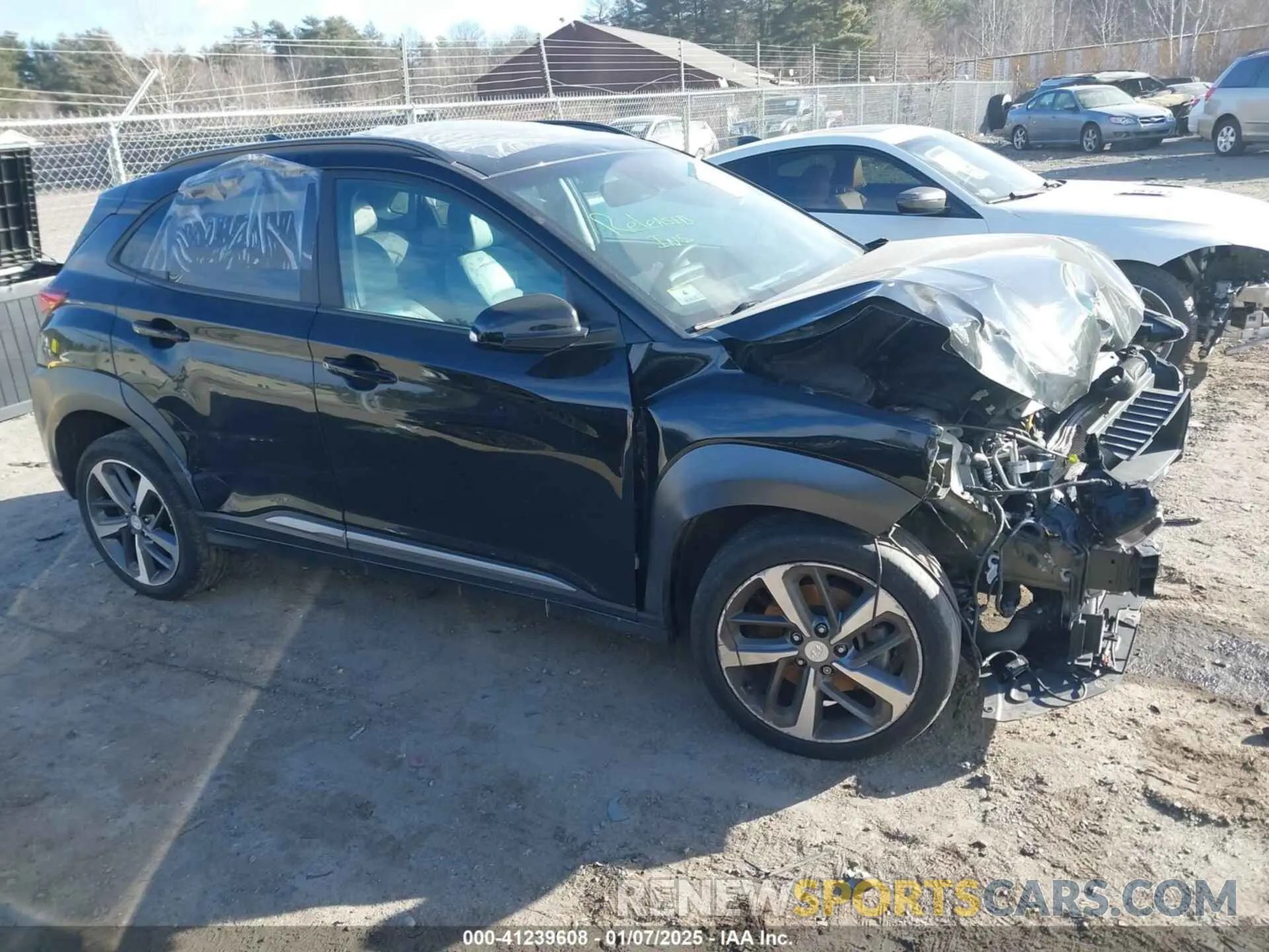 13 Photograph of a damaged car KM8K3CA53LU525591 HYUNDAI KONA 2020