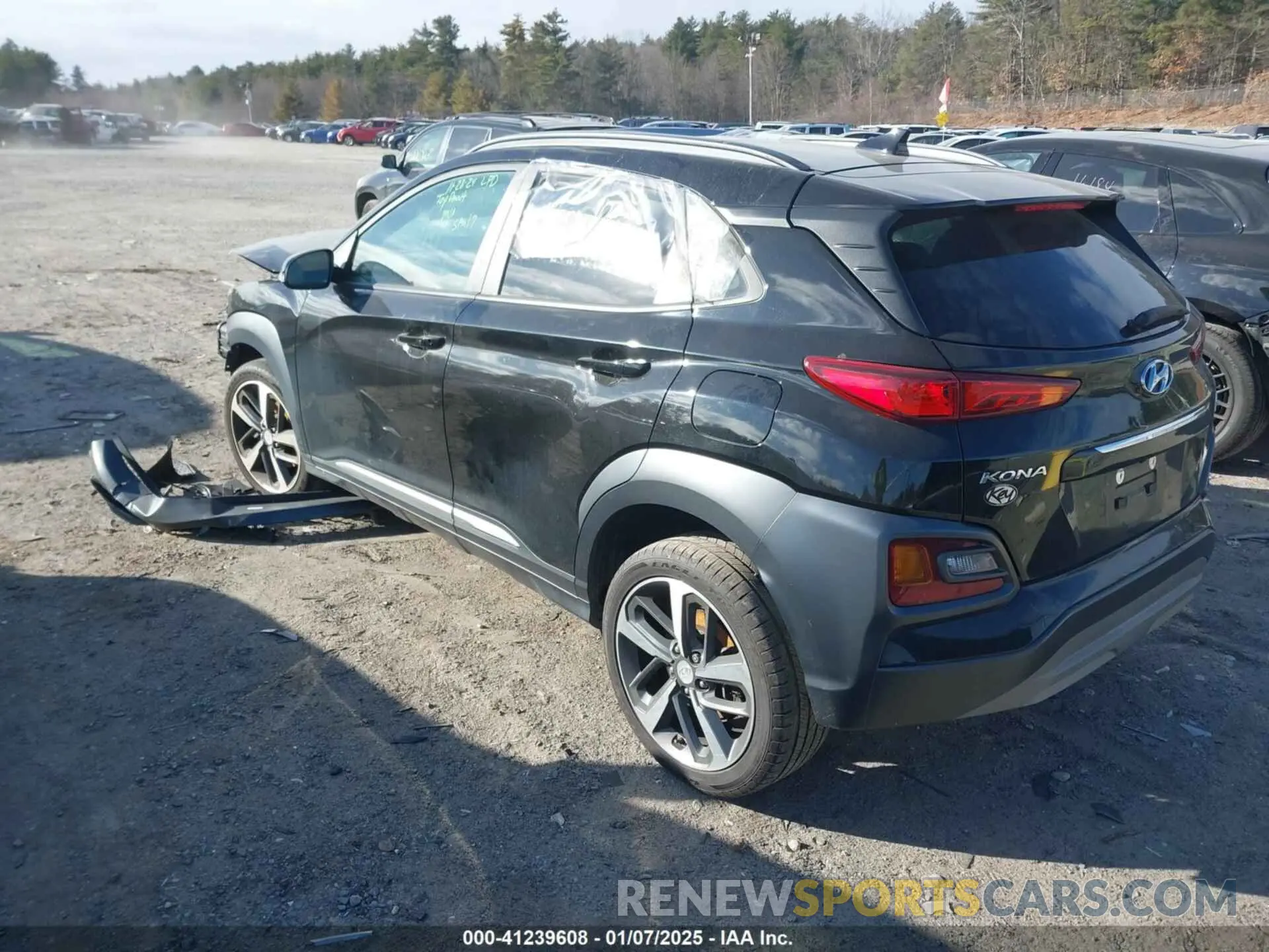 3 Photograph of a damaged car KM8K3CA53LU525591 HYUNDAI KONA 2020