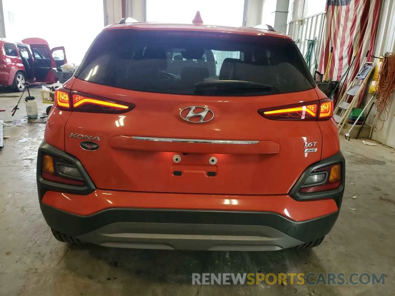 6 Фотография поврежденного автомобиля KM8K3CA53LU536834 HYUNDAI KONA 2020