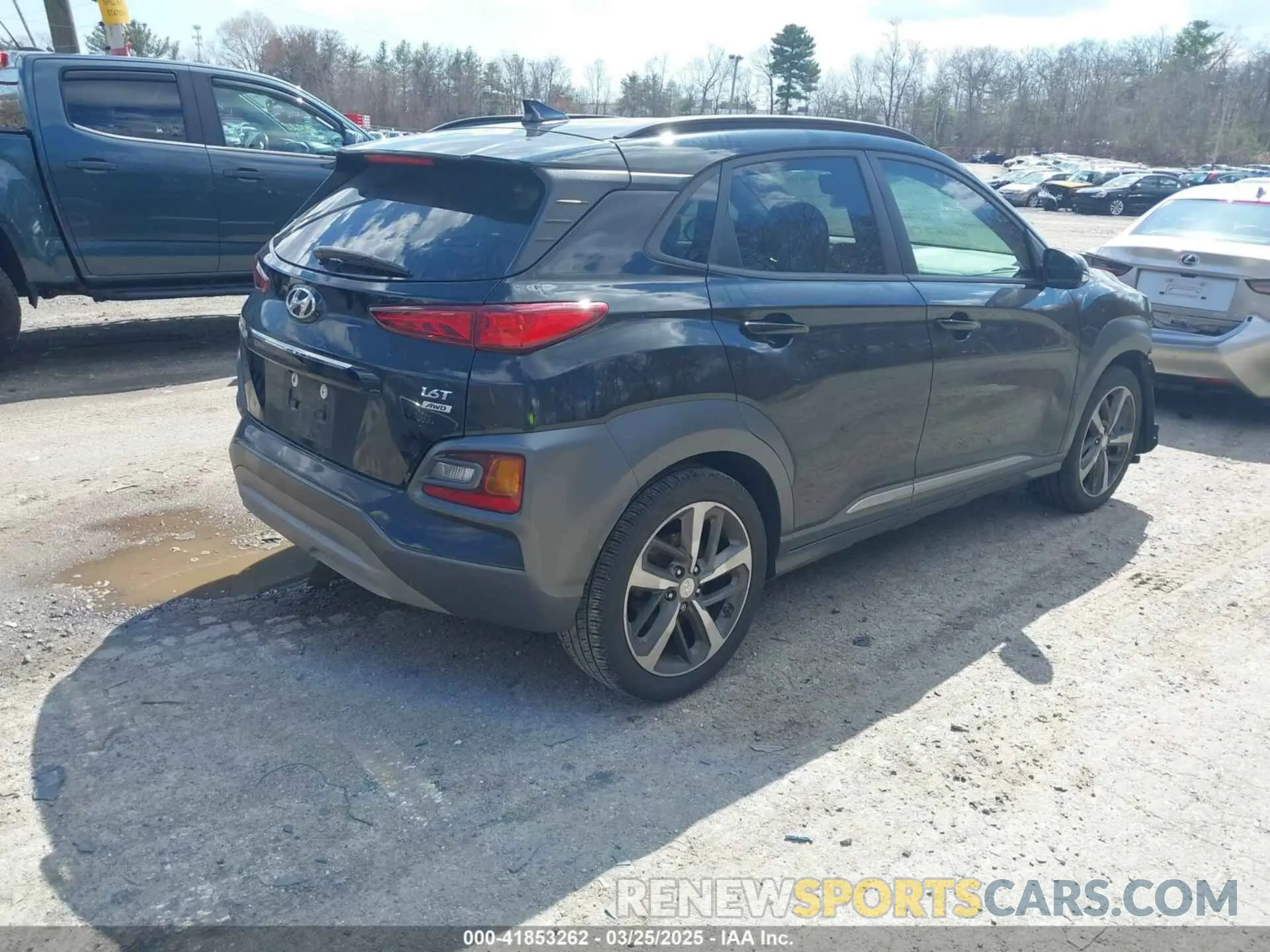 4 Фотография поврежденного автомобиля KM8K3CA54LU403886 HYUNDAI KONA 2020