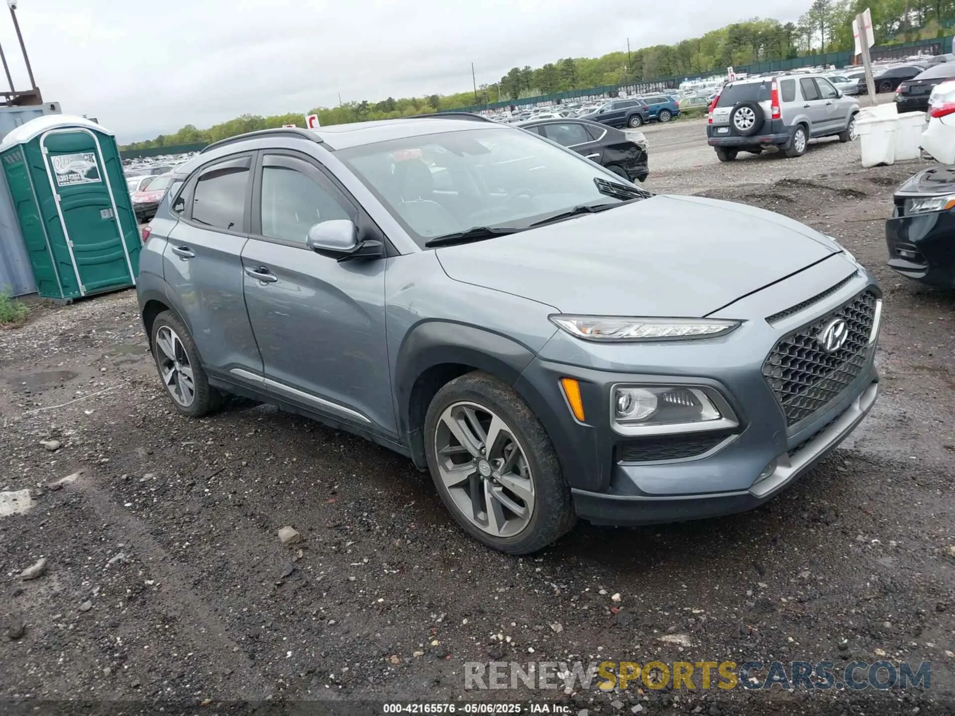 1 Photograph of a damaged car KM8K3CA5XLU396152 HYUNDAI KONA 2020