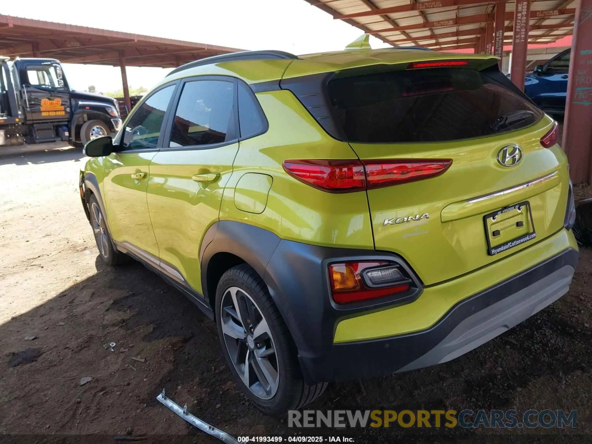 3 Фотография поврежденного автомобиля KM8K53A52LU486891 HYUNDAI KONA 2020