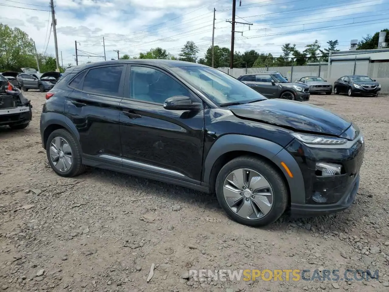 4 Photograph of a damaged car KM8K53AG7LU078890 HYUNDAI KONA 2020