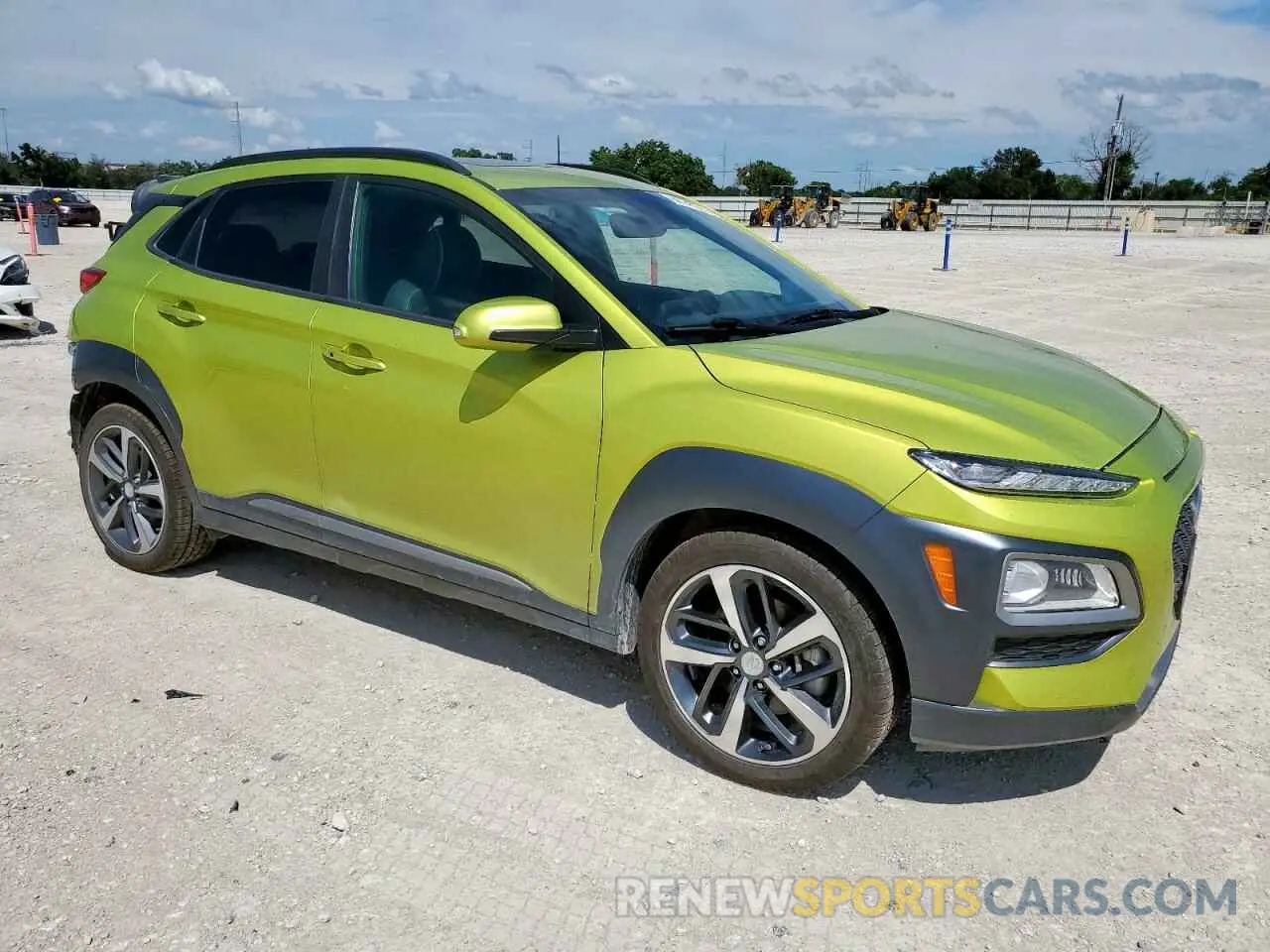 4 Photograph of a damaged car KM8K5CA50LU501596 HYUNDAI KONA 2020