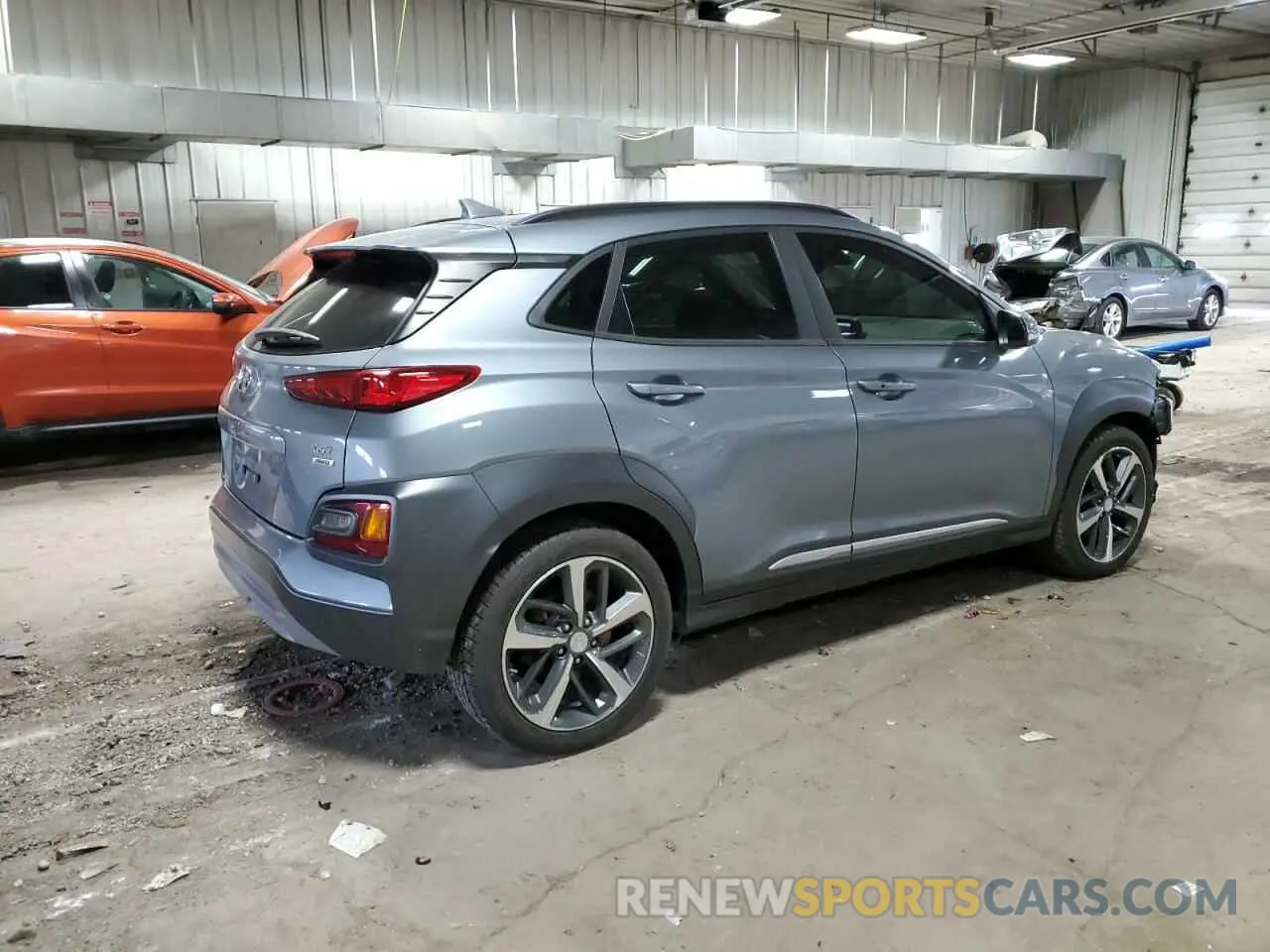 3 Фотография поврежденного автомобиля KM8K5CA51LU440209 HYUNDAI KONA 2020