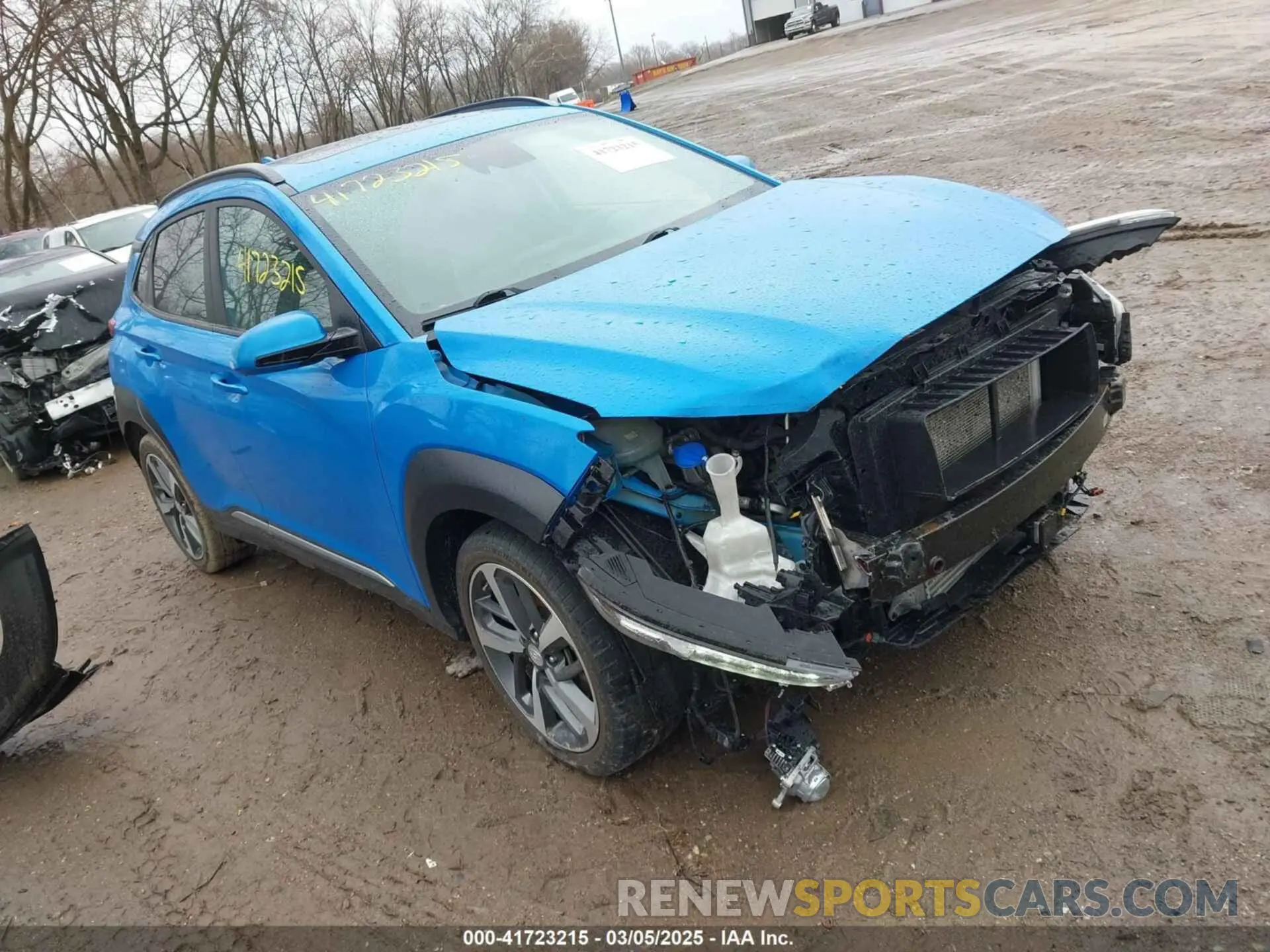 1 Photograph of a damaged car KM8K5CA54LU428684 HYUNDAI KONA 2020