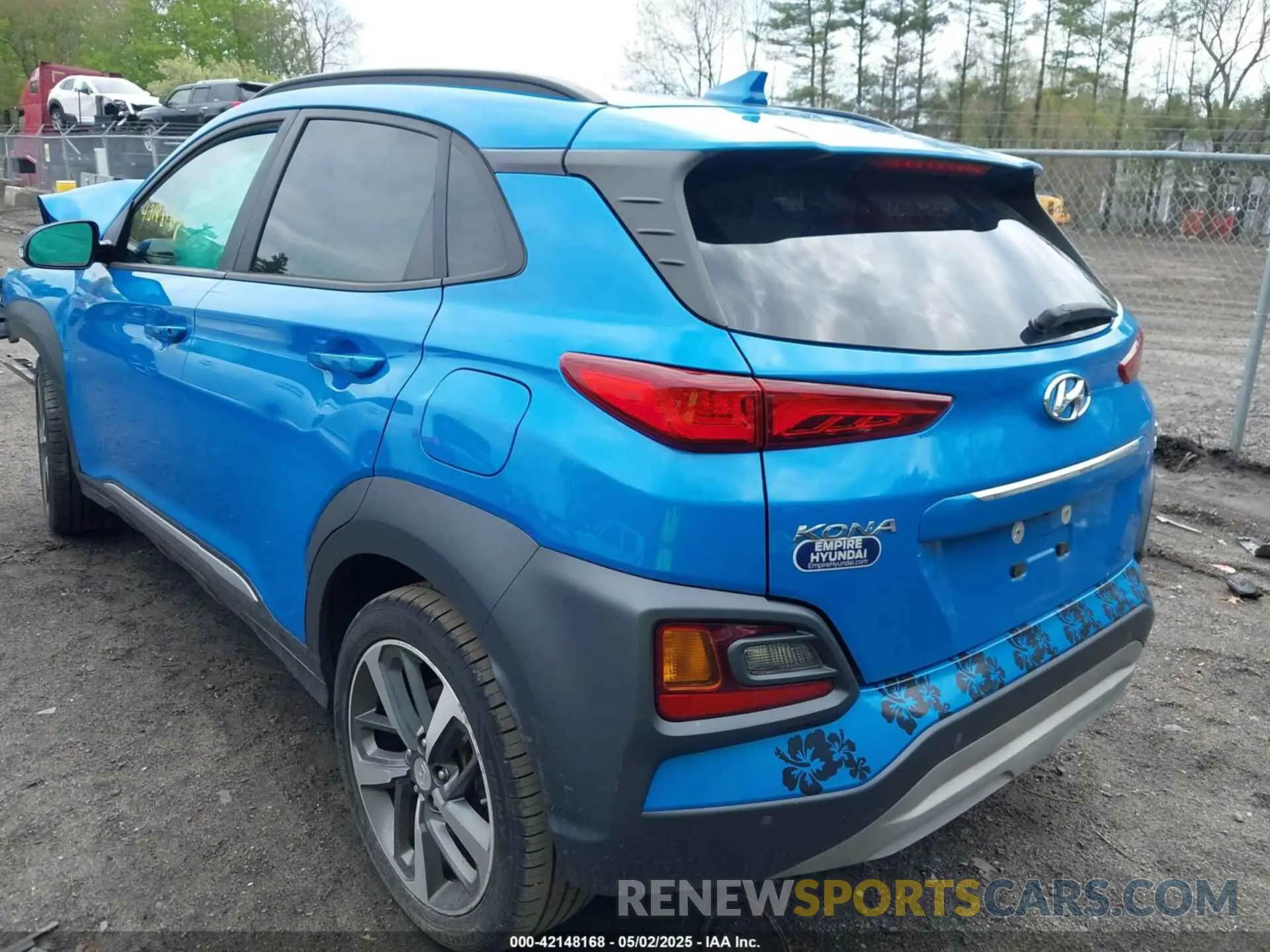 3 Photograph of a damaged car KM8K5CA57LU495375 HYUNDAI KONA 2020