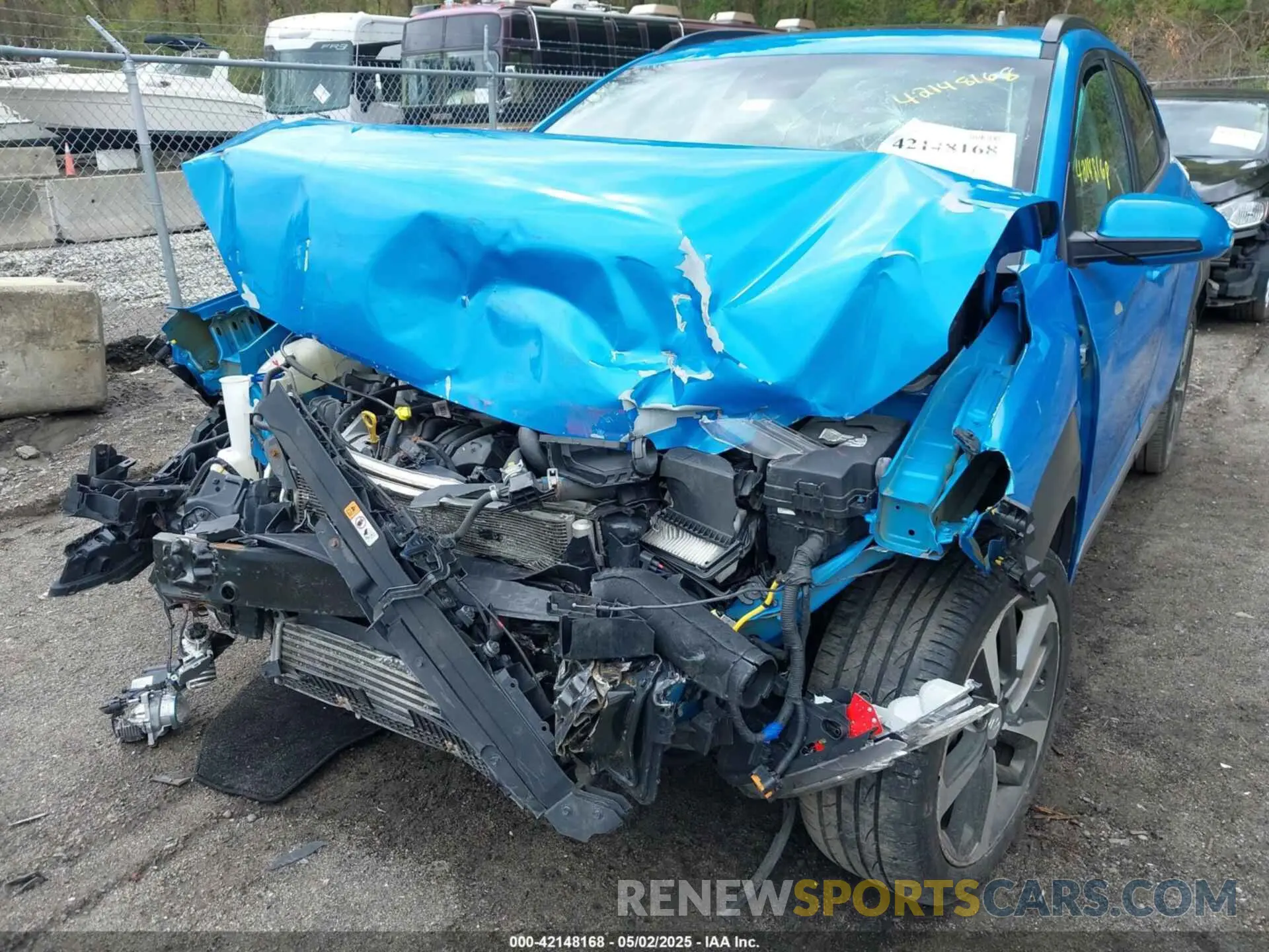 6 Photograph of a damaged car KM8K5CA57LU495375 HYUNDAI KONA 2020